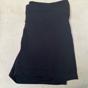 3 inch inseam, black bike shorts